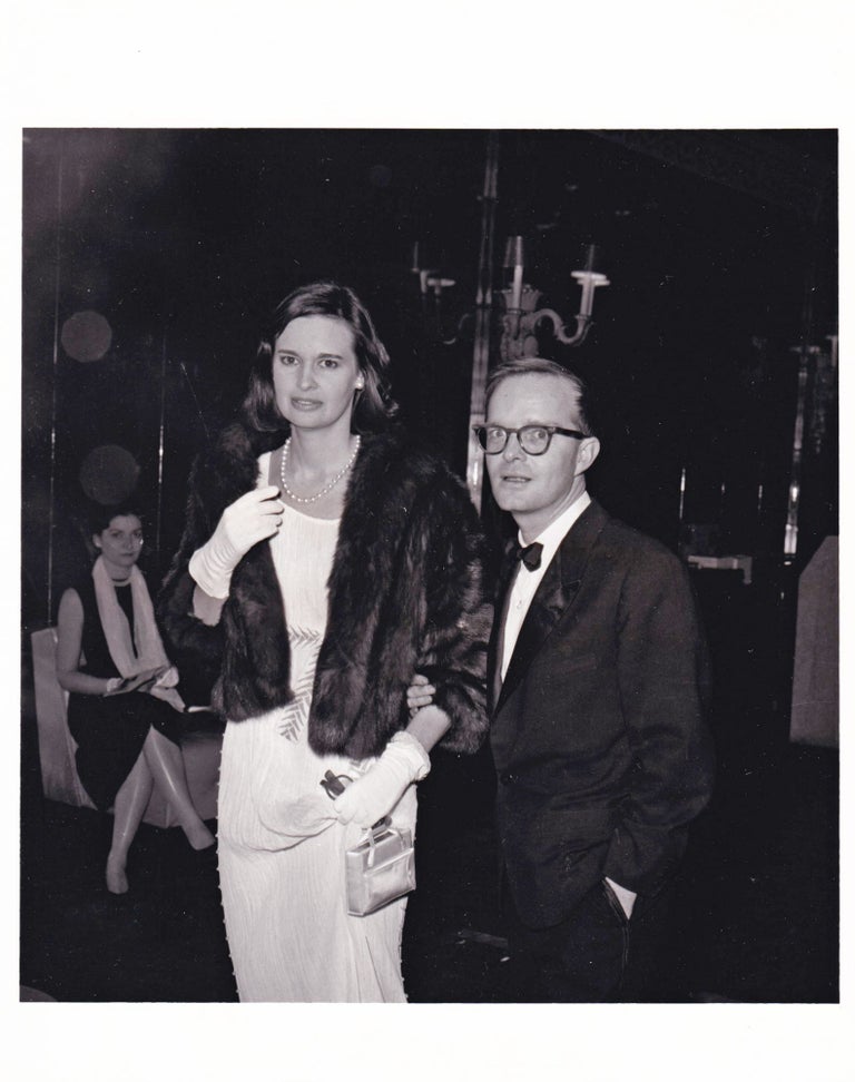 [Book #149961] Truman Capote and Gloria Vanderbilt at the 54th Street Theatre, February 16, 1960. Gloria Vanderbilt Truman Capote, subjects.