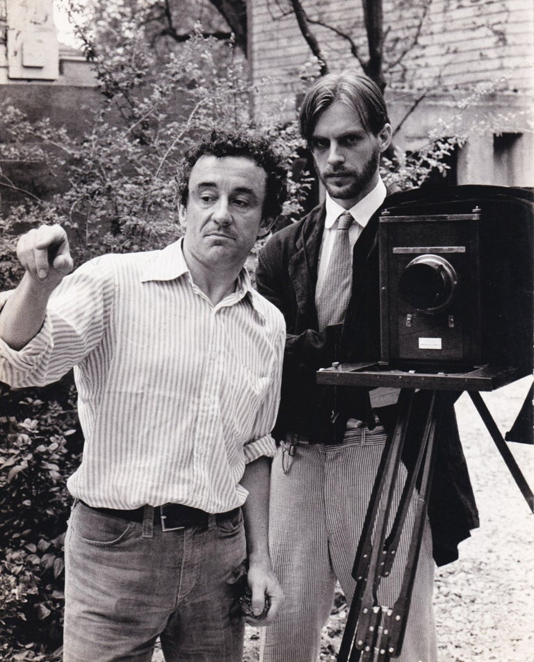Book #150022] Pretty Baby (Original photograph of Louis Malle and Keith Carradine on the set of...