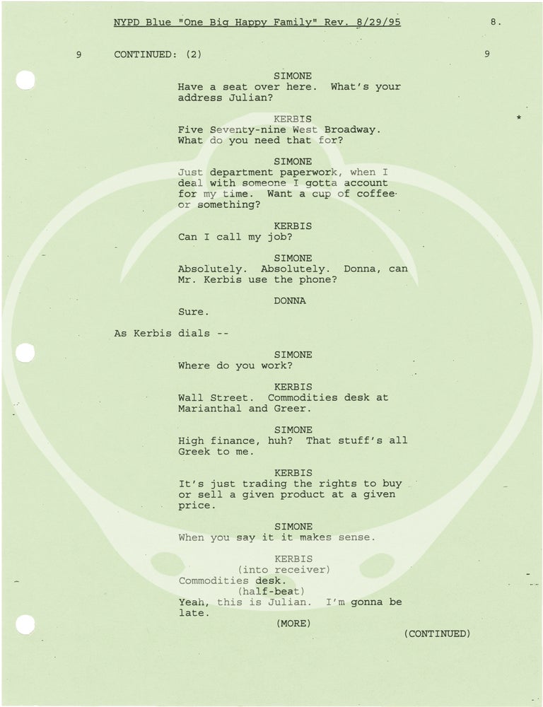 NYPD Blue: One Big Happy Family