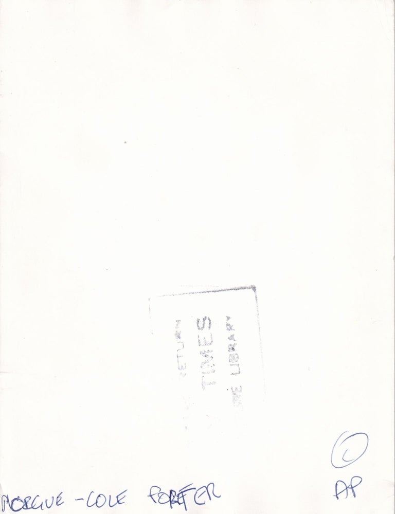 Photograph of Cole Porter, circa 1940s, struck circa 1950s
