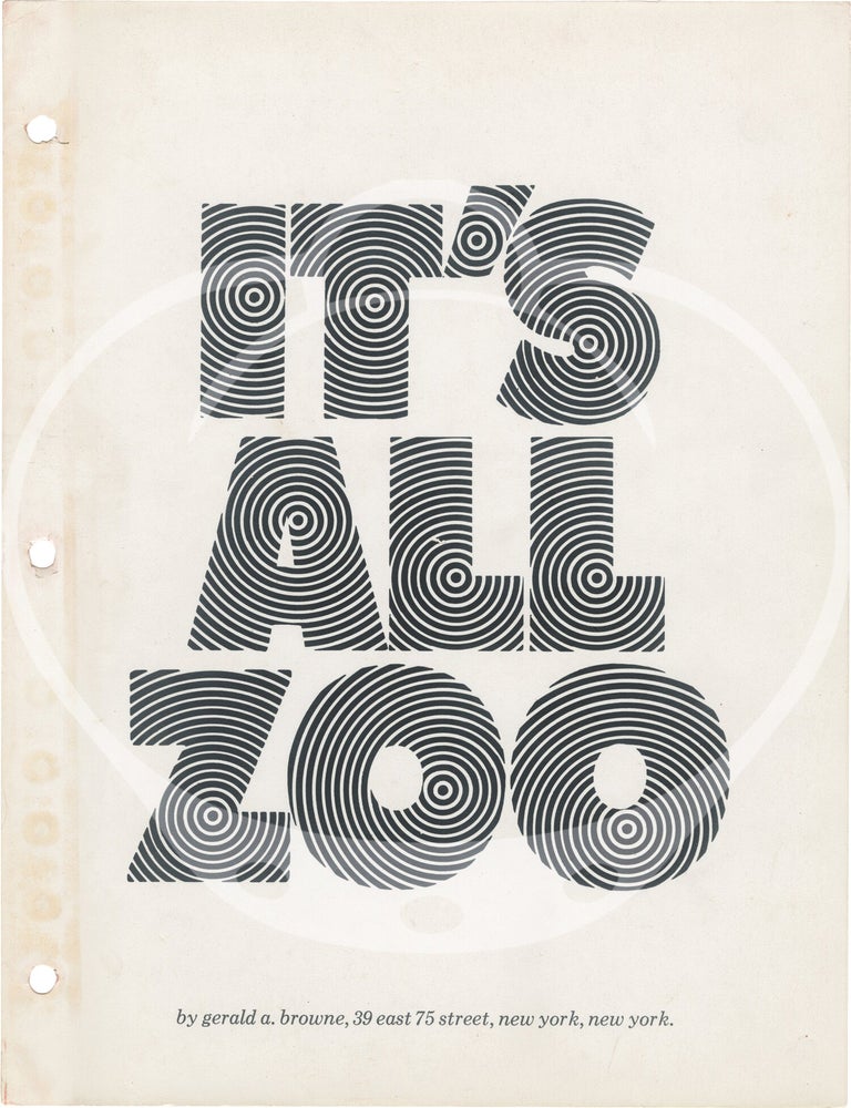 Archive of original typed and handwritten manuscripts and galleys for novels by Gerald A. Brown, 1960s-1990s