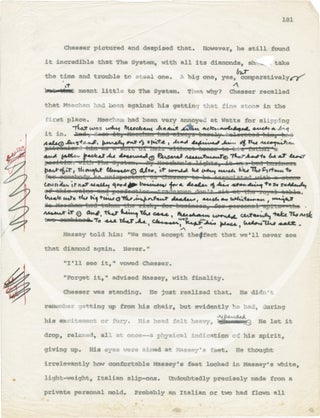 Archive of original typed and handwritten manuscripts and galleys for novels by Gerald A. Brown, 1960s-1990s