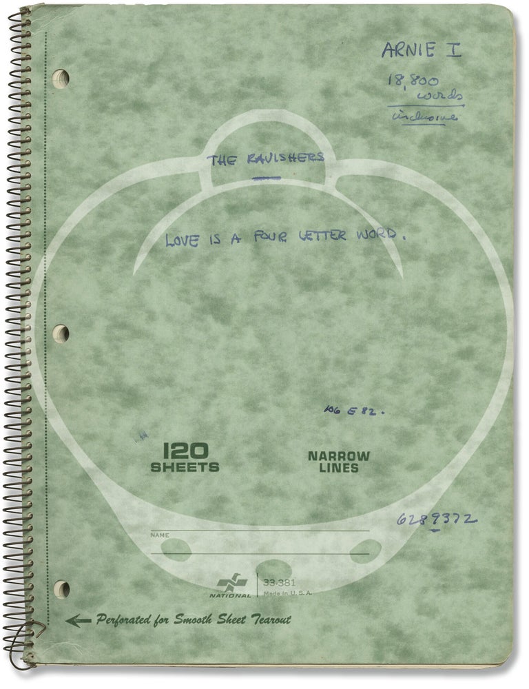 Archive of original typed and handwritten manuscripts and galleys for novels by Gerald A. Brown, 1960s-1990s