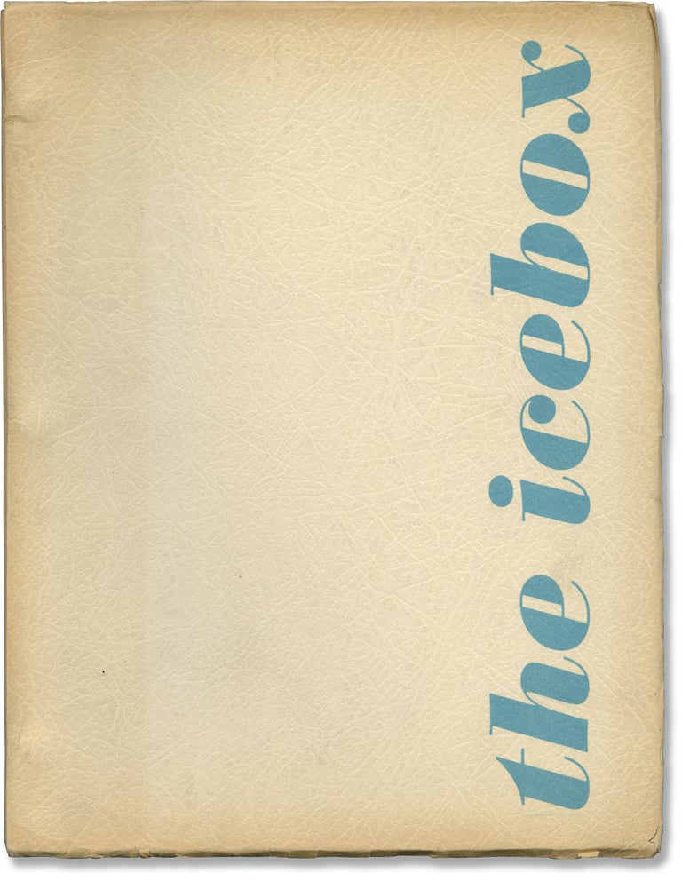 Book #150147] The Icebox (Original screenplay for an unproduced film). Darec Haris, screenwriter