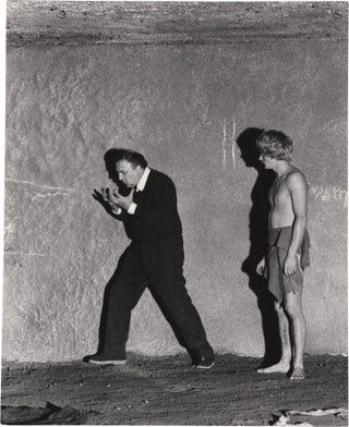 Book #150224] [Fellini] Satyricon (Original photograph of Federico Fellini and Martin Potter from...