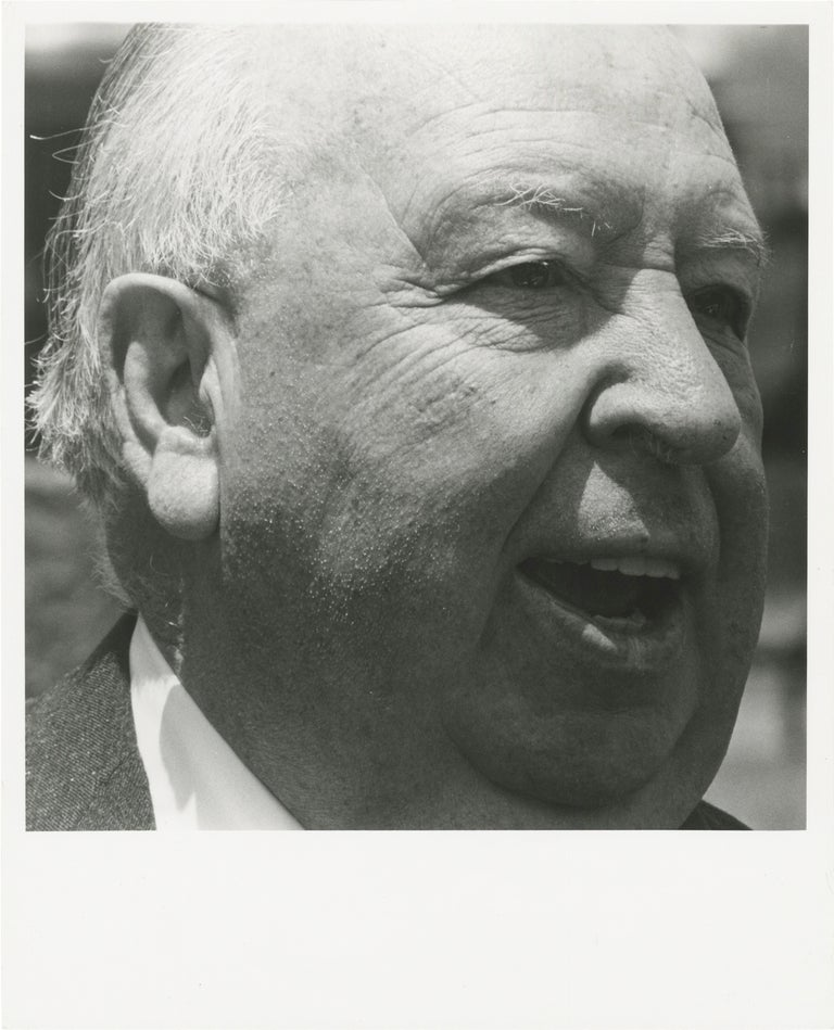 Book #150240] Original photograph of Alfred Hitchcock, circa 1970s. Alfred Hitchcock, subject