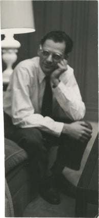 Book #150265] Original photograph of Arthur Miller, circa 1960s. Arthur Miller, subject
