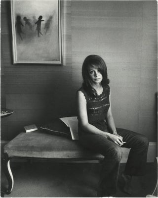 Book #150270] Original portrait photograph of Sarah Miles, circa 1960s. Sarah Miles, Horst Tappe,...