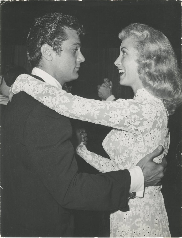 Book #150331] Original photograph of Tony Curtis and Janet Leigh dancing, circa 1950s. . Janet...