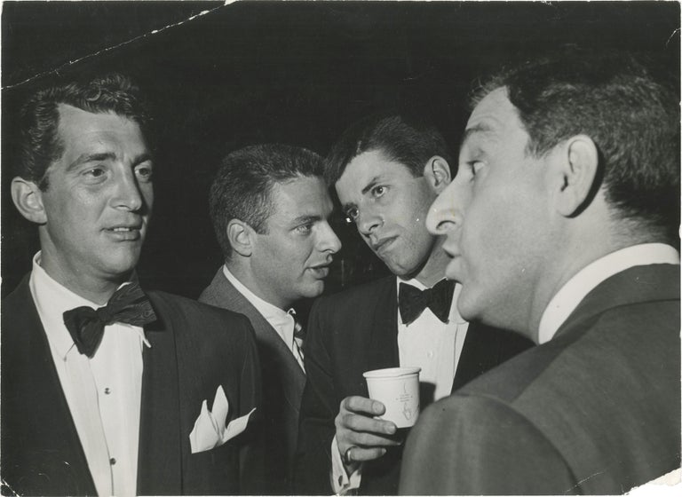 Book #150338] Original photograph of Dean Martin, Jerry Lewis, and Danny Thomas at the LA...
