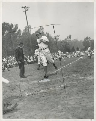 Book #150362] Original photograph of Bob Hope at a Dodgers benefit game, 1948. Bob Hope, Murray...