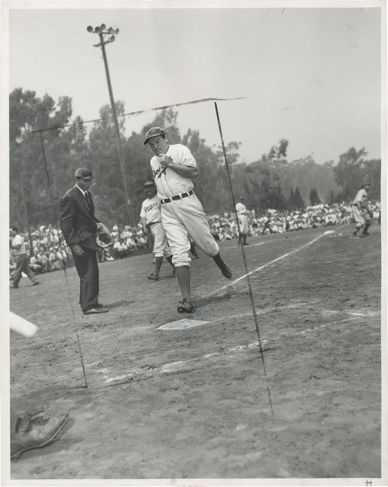 Book #150362] Original photograph of Bob Hope at a Dodgers benefit game, 1948. Bob Hope, Murray...