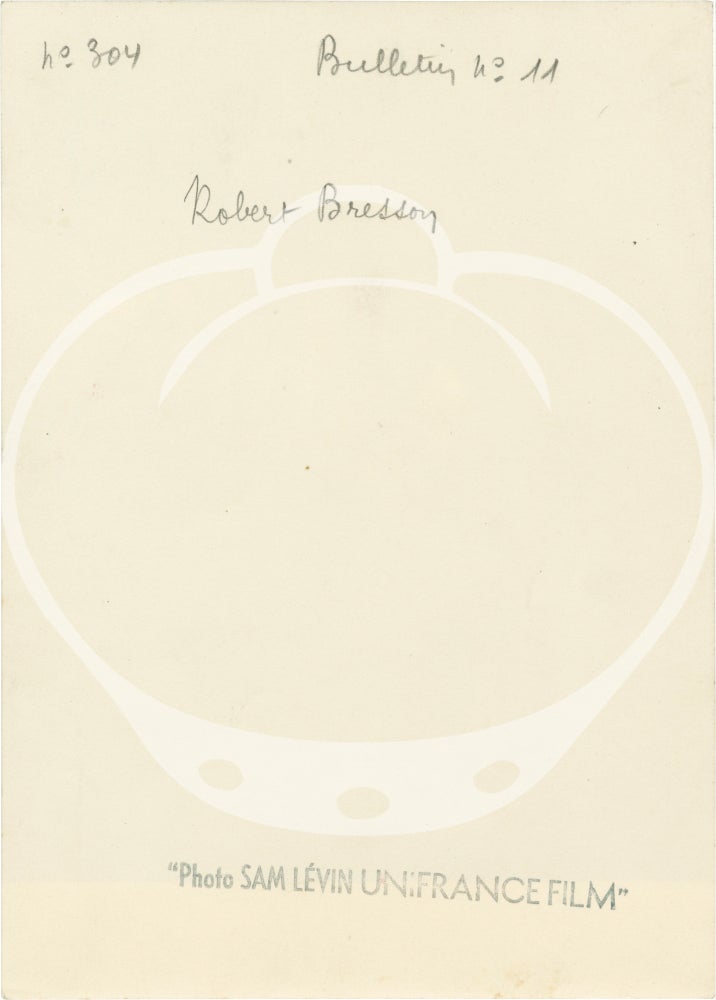 Original portrait photograph of Robert Bresson, circa late 1940s