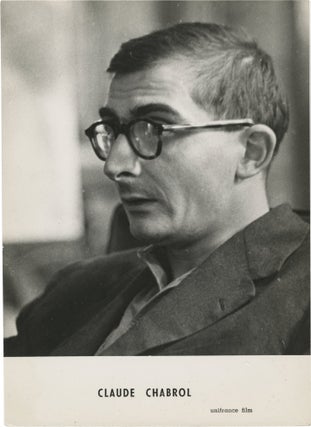 Book #150379] Original portrait photograph of Claude Chabrol, circa 1960. Claude Chabrol, subject
