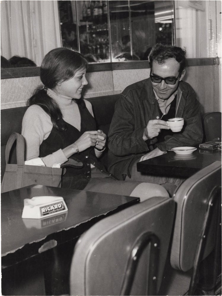 Book #150430] Original photograph of Jean-Luc Godard and Anne Wiazemsky, 1967. Anne Wiazemsky...