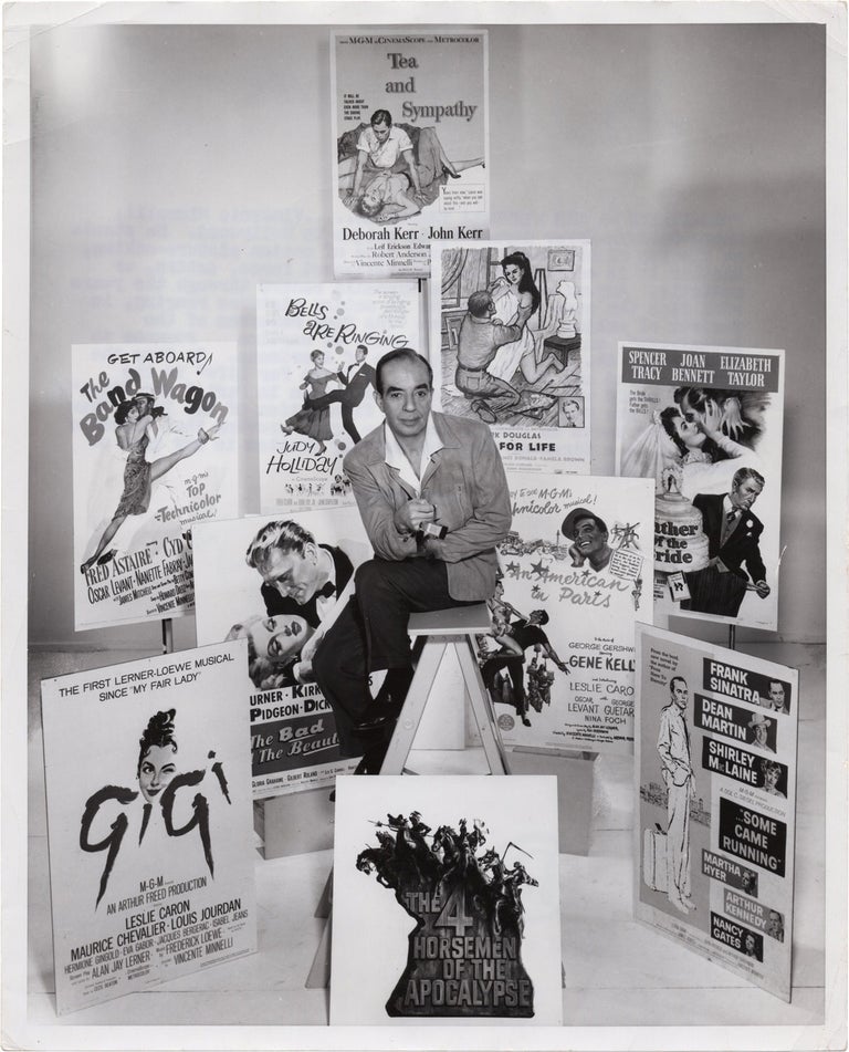 [Book #150436] Original publicity photograph of Vincente Minnelli, circa 1961. Vincente Minnelli, subject.