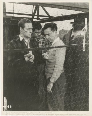 Book #150531] On the Waterfront (Original photograph of Marlon Brando and Elia Kazan from the set...