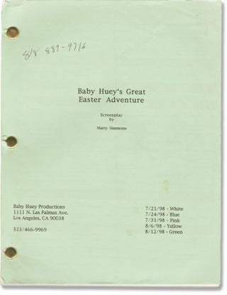 Book #150569] Baby Huey's Great Easter Adventure (Original screenplay for the 1999 film). Stephen...