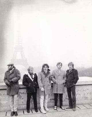 Book #150600] Original photograph of The Beach Boys in Paris, circa 1960s. Brian, Carl Wilson...