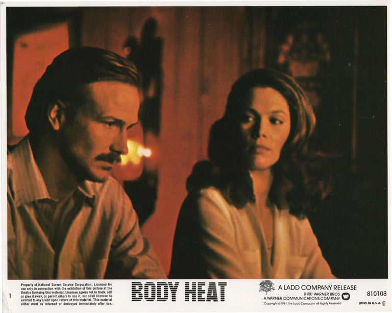 [Book #150781] Body Heat. Lawrence Kasdan, Kathleen Turner William Hurt, screenwriter director, starring.