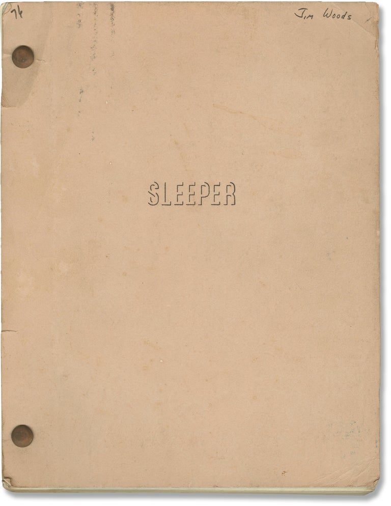 Book #150822] Sleeper (Original screenplay for the 1973 film). Woody Allen, Marshall Brickman,...