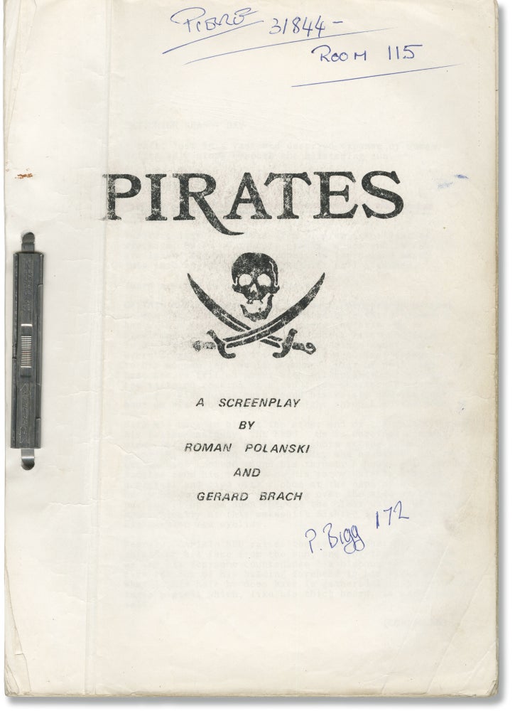 [Book #150825] Pirates. Roman Polanski, John Brownjohn Gerard Brach, David Kelly Walter Matthau, screenwriter director, screenwriters, starring.