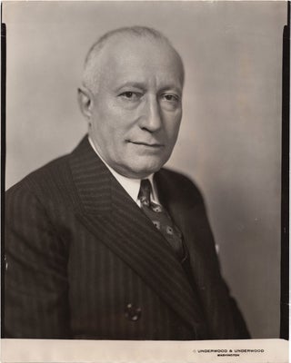 Book #150889] Original photograph of Adolph Zukor, 1937. Adolph Zukor, subject