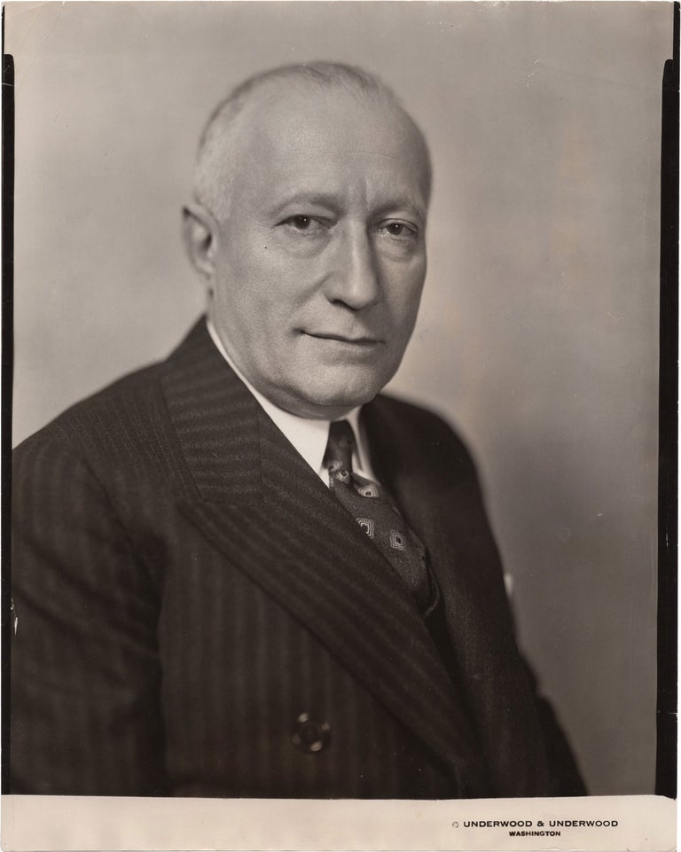 [Book #150889] Original photograph of Adolph Zukor, 1937. Adolph Zukor, subject.