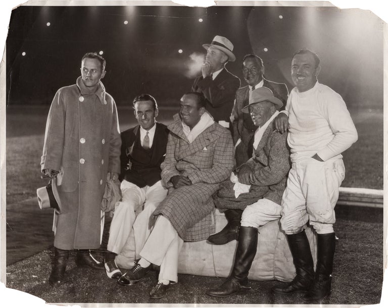 [Book #150890] The Pageant of Jewels during La Fiesta de las Flores, 1931. Douglas Fairbanks Darryl Zanuck Harold Lloyd, Ray Griffith, Snowy Baker, subjects.