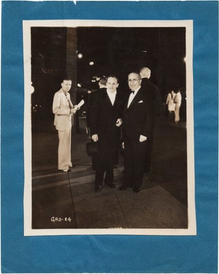 Book #150894] Original photograph of Darryl F. Zanuck and Louis B. Mayer, circa 1930s. Darryl F.,...