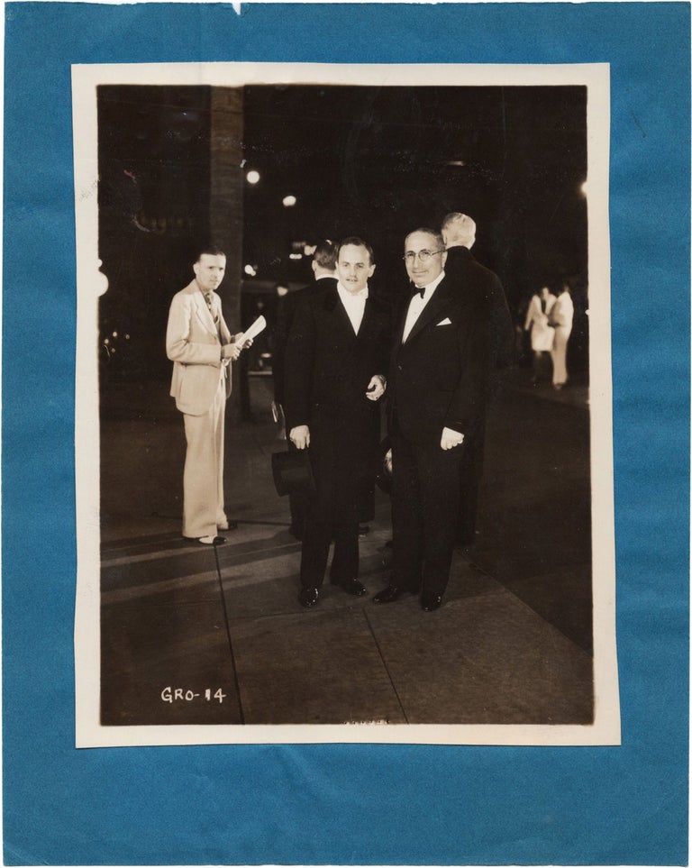 [Book #150894] Original photograph of Darryl F. Zanuck and Louis B. Mayer, circa 1930s. Darryl F., Zanuck Louis B. Mayer, subjects.