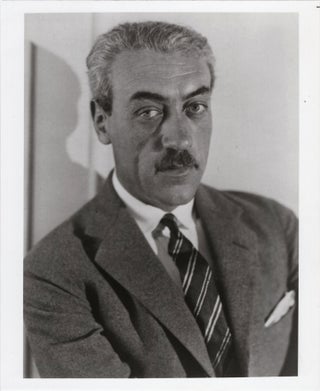 Book #150897] Portrait photograph of director Maurtiz Stiller, circa 1930, struck 1988. Mauritz...