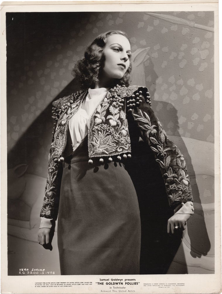Book #150942] The Goldwyn Follies (Four original photographs from the 1938 film). Vera Zorina...