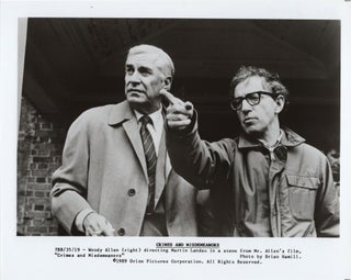 Book #150949] Crimes and Misdemeanors (Original photograph of Woody Allen and Martin Landau from...