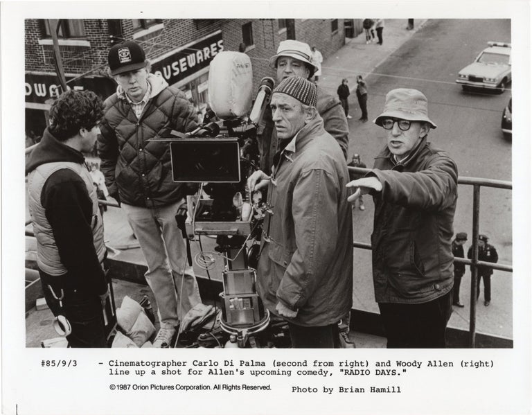 Book #150950] Radio Days (Original photograph from the set of the 1987 film). Woody Allen, NBrian...