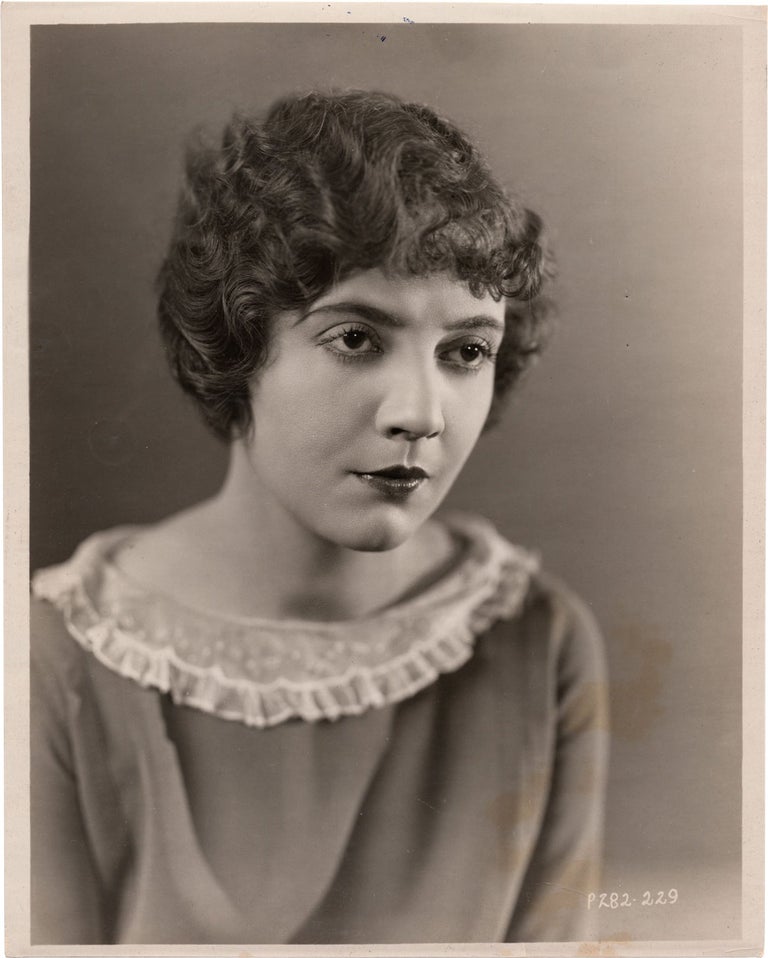 [Book #151022] Original publicity portrait photograph of Lois Wilson, circa 1920s. Lois Wilson, subject.