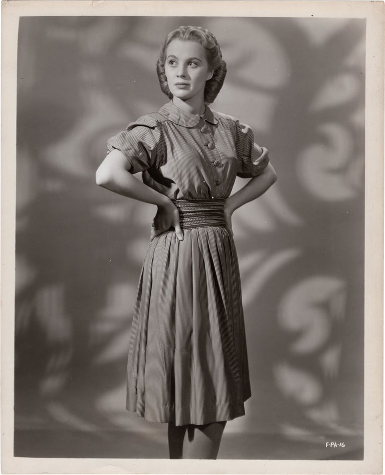 Book #151036] Original publicity photograph of Mai Zetterling, circa 1940s. Mai Zetterling, subject