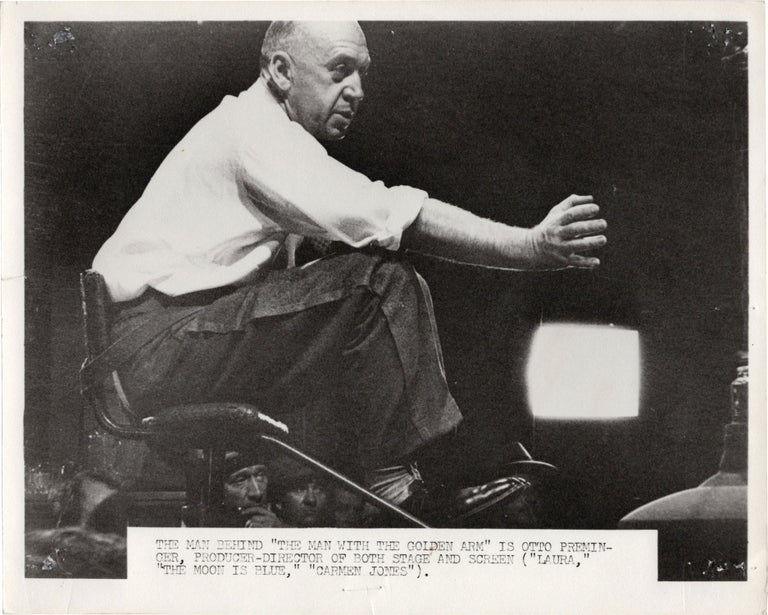 Book #151056] The Man with the Golden Arm (Original photograph of Otto Preminger on the set of...