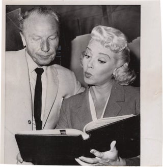 Book #151065] Imitation of Life (Original photograph of Douglas Sirk and Lana Turner from the set...