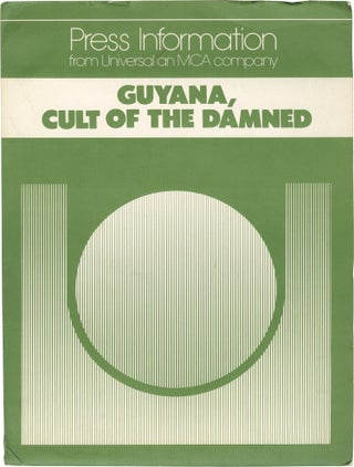 Book #151103] Guyana: Crime of the Century [Guyana, Cult of the Damned] (Original press kit for...