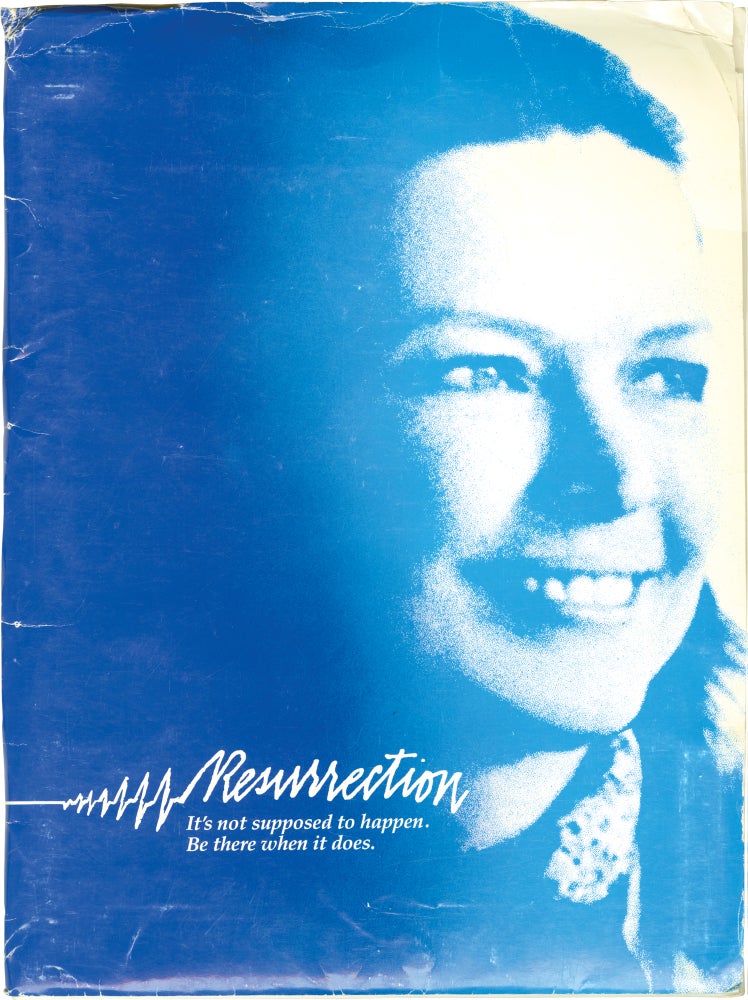 Book #151117] Resurrection (Original press kit for the 1980 film). Sam Shepard Ellen Burstyn,...