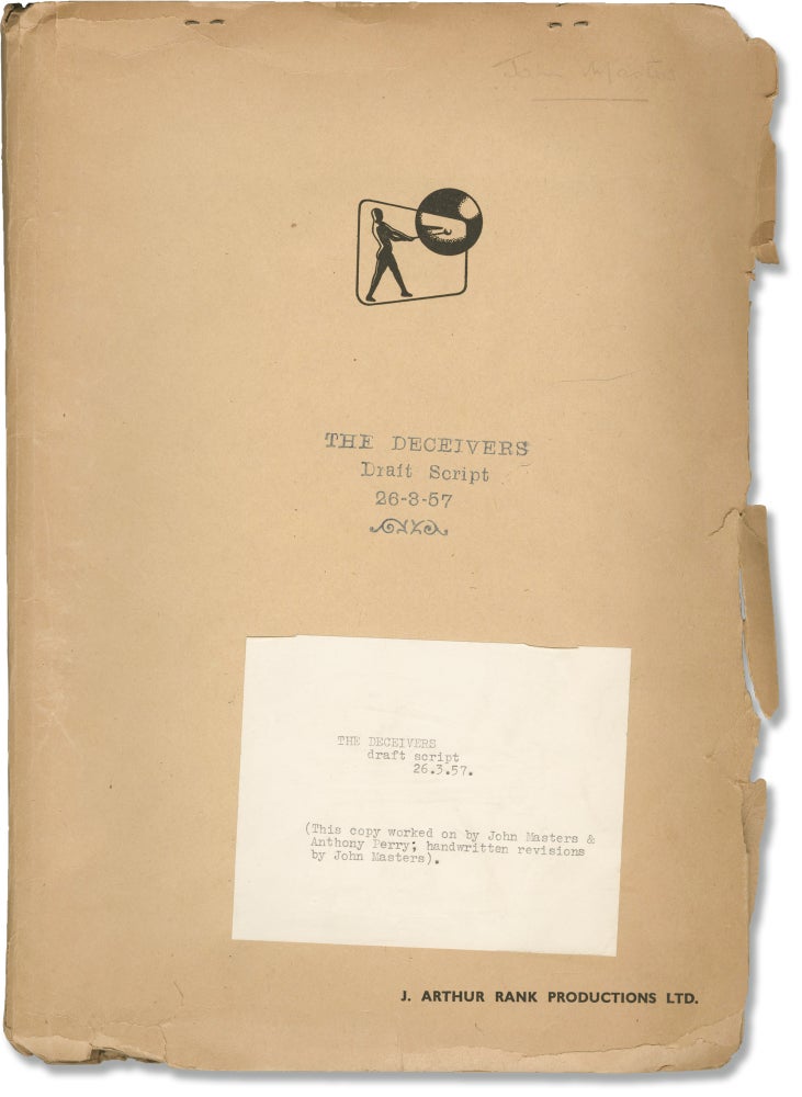 [Book #151146] The Deceivers. John Masters, Anthony Perry, screenwriter novel, screenwriter.