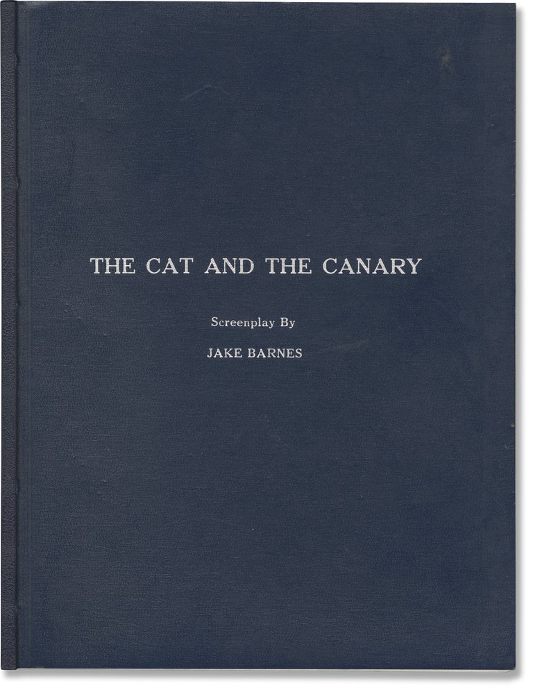 Book #151195] The Cat and the Canary (Original screenplay for the 1978 film). Radley Metzger,...