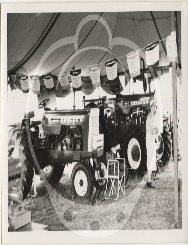 Archive of 12 vernacular photographs of a tractor pull at the Boone County Fair in Indianapolis, circa 1964