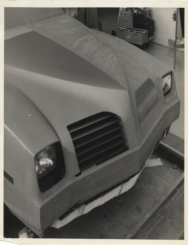Book #151353] Archive of ten vintage photographs of a full-size clay model Pontiac, circa 1970s....