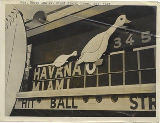 Archive of advertising and photographs for a custom mechanical scoreboard firm in Miami, Florida, circa 1940s