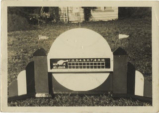 Archive of advertising and photographs for a custom mechanical scoreboard firm in Miami, Florida, circa 1940s