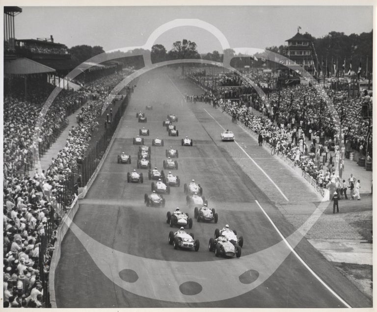 Archive of two photo albums documenting Dean Van Lines racing team at the Indianapolis 500, 1955-1956