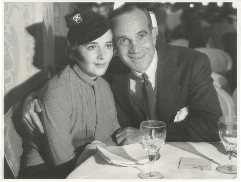 [Book #151435] Original photograph of Al Jolson and Ruby Keeler, 1933. Al, Jolson Ruby Keeler, subjects.