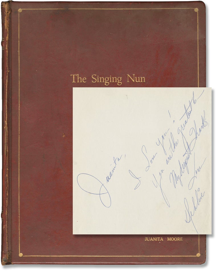Book #151469] The Singing Nun (Original screenplay for the 1966 film, actor Juanita Moore's...